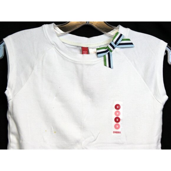 NWT 2004 Gymboree Dandelion Wishes Shirt Flower Hem Early Spring Bow sz 9 - Picture 2 of 7